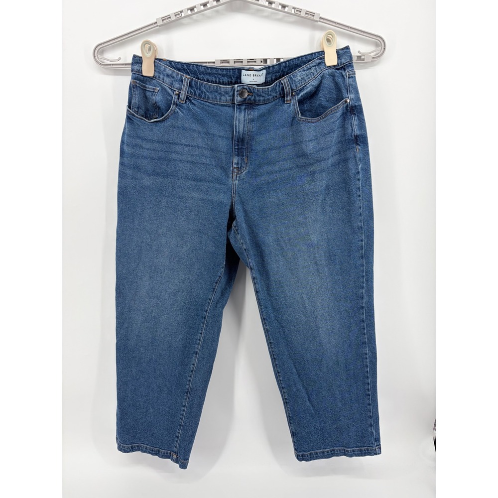 Lane Bryant Womens 18 Blue Jeans Signature Fit Straight Ankle Flex Magic Waist
